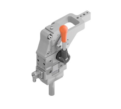 Pneumatischer Spanner | Pneumatikspanner| Manueller Spanner | Kraftspaner Spanner mit Handhebel und festem Öffnungswinkel UCBL450 UNICLAMP, Ø 50 mm